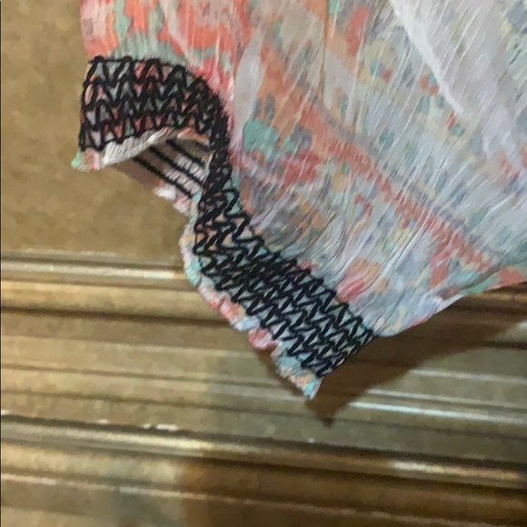 BOSTON PROPER SHEER LOOSE TOP - Picture 5 of 5